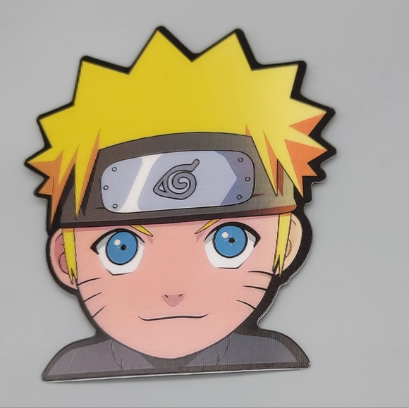 Naruto & Kakashi Holographic Lenticular Anime Decal, Waterproof Peeker Stickers - Picture 7 of 11